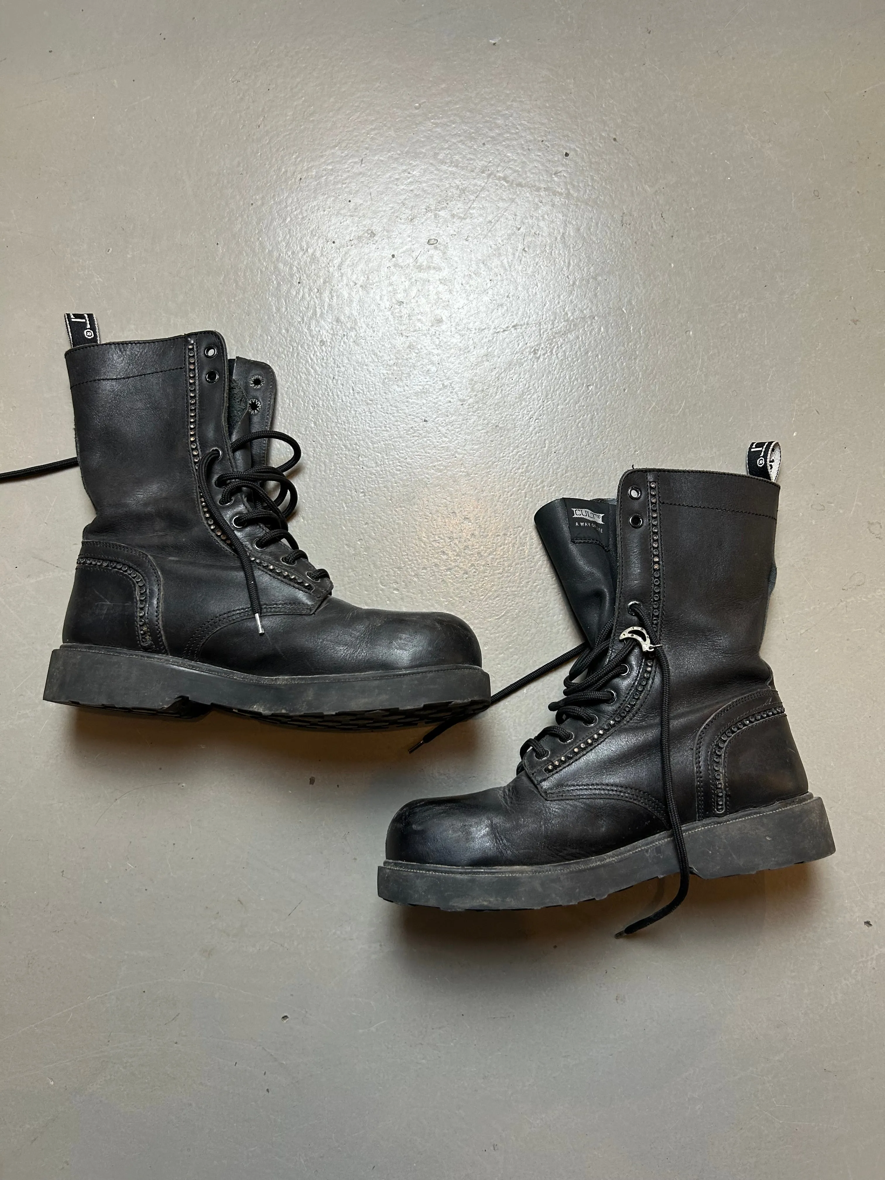 Vintage Black Cult Boots 41