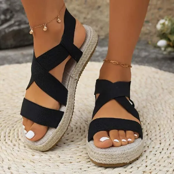 Women's Casual Round-Toe Sandals 76334541C