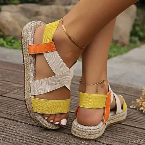 Women's Casual Round-Toe Sandals 76334541C